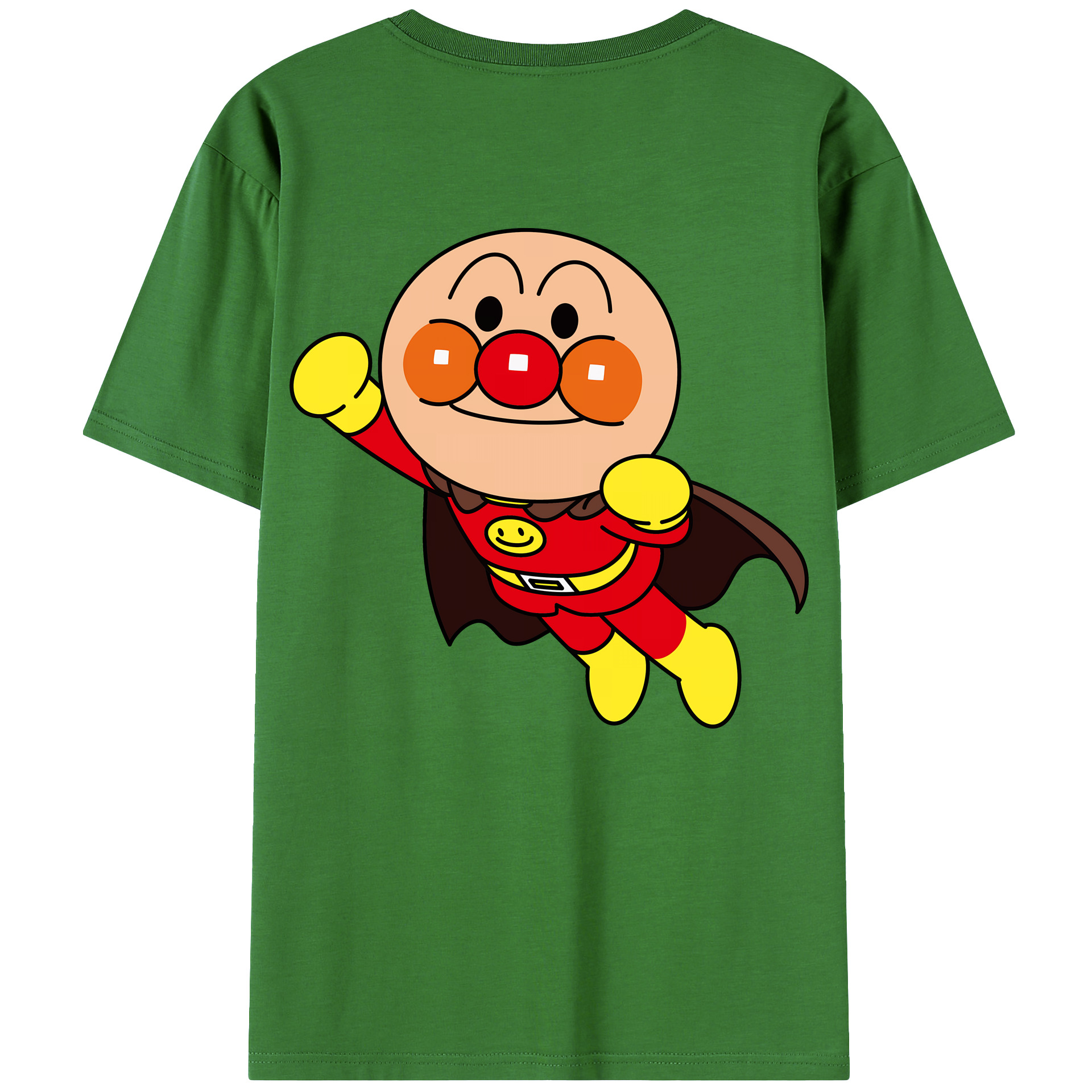 （画像用） アンパンマン Anpanman レディース半袖Tシャツ(バックプリント)